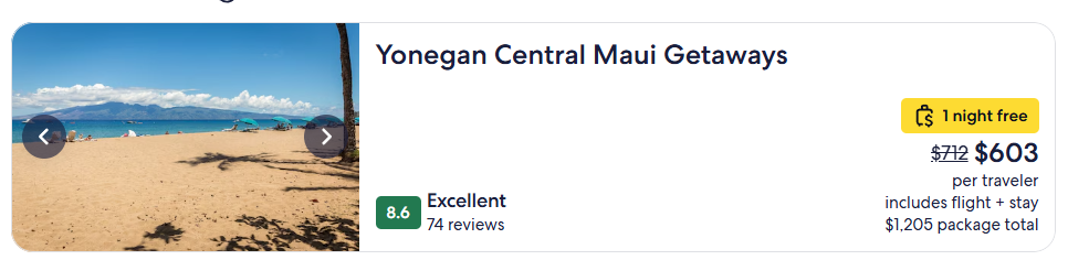 maui vacation package